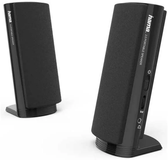 اسپیکر چند رسانه ای Hama E 80 (اسپیکر کامپیوتر با جک 3.5 میلی متری، USB، 2.5 وات، بلندگوهای اکتیو برای کامپیوتر، لپ تاپ، نوت بوک، تلفن هوشمند، تبلت) مشکی اسپیکر چند رسانه ای Hama E 80 (اسپیکر کامپیوتر با جک 3.5 میلی متری، USB، 2.5 وات، بلندگوهای اکتیو برای کامپیوتر، لپ تاپ، نوت بوک، تلفن هوشمند، تبلت) مشکی