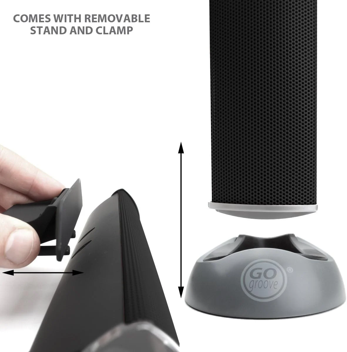 اسپیکر USB مدل GOgroove SonaVERSE برای لپ تاپ - مینی ساندبار USB با طراحی گیره ای و قابل حمل برای مانیتور، یک کابل برای ورودی صدای دیجیتال و برق (مشکی) اسپیکر USB مدل GOgroove SonaVERSE برای لپ تاپ - مینی ساندبار USB با طراحی گیره ای و قابل حمل برای مانیتور، یک کابل برای ورودی صدای دیجیتال و برق (مشکی)