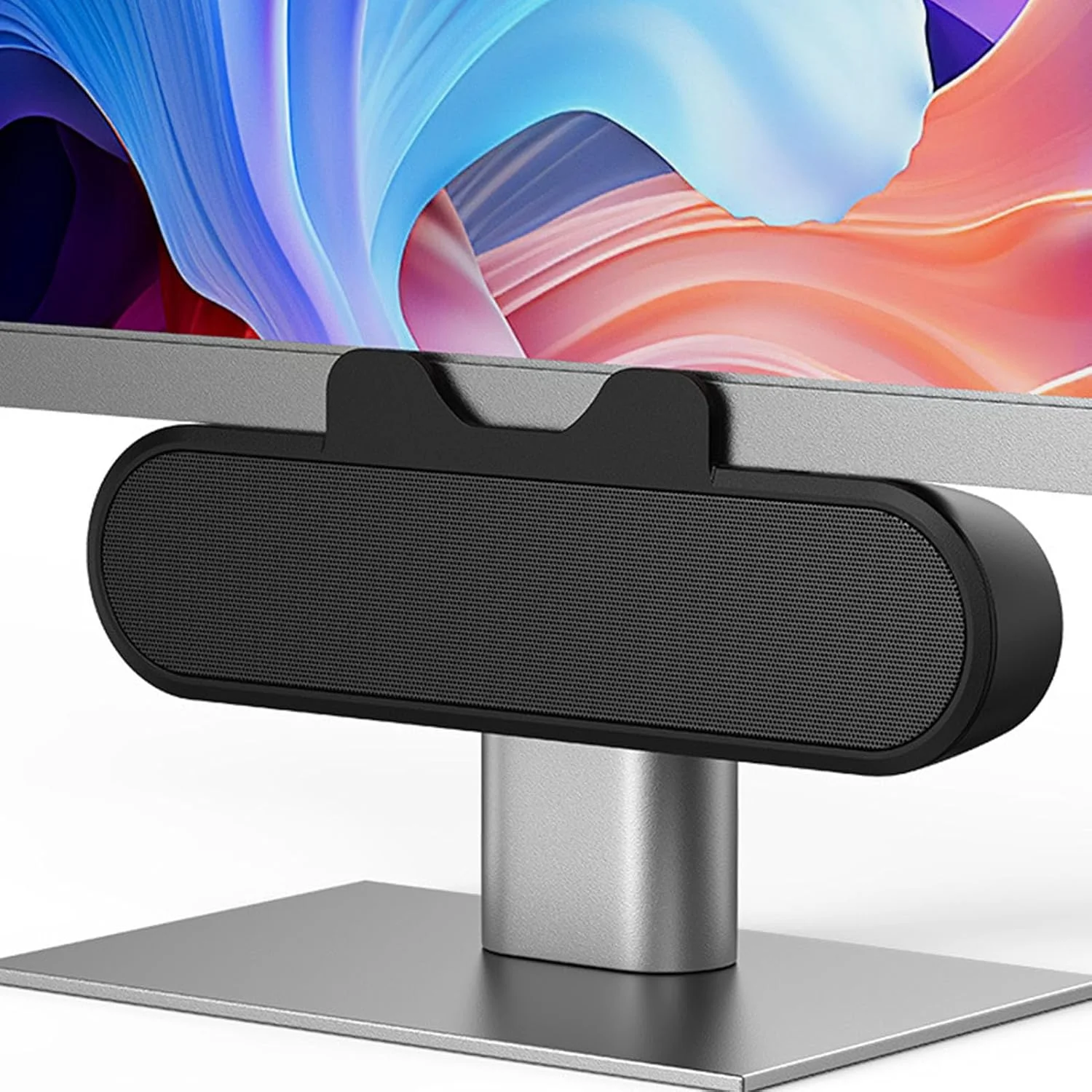 اسپیکر کامپیوتر Goshyda، اسپیکر سیمی USB با صدای استریو HD برای لپ تاپ رومیزی، با کنترل صدای بلند، به راحتی به نمایشگر متصل می شود