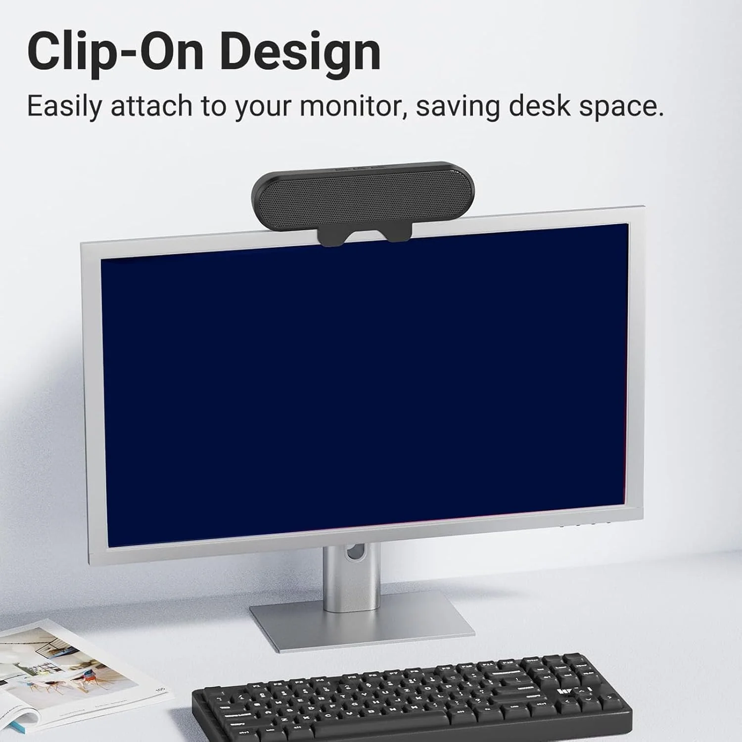 اسپیکر کامپیوتر Goshyda، اسپیکر سیمی USB با صدای استریو HD برای لپ تاپ رومیزی، با کنترل صدای بلند، به راحتی به نمایشگر متصل می شود اسپیکر کامپیوتر Goshyda، اسپیکر سیمی USB با صدای استریو HD برای لپ تاپ رومیزی، با کنترل صدای بلند، به راحتی به نمایشگر متصل می شود