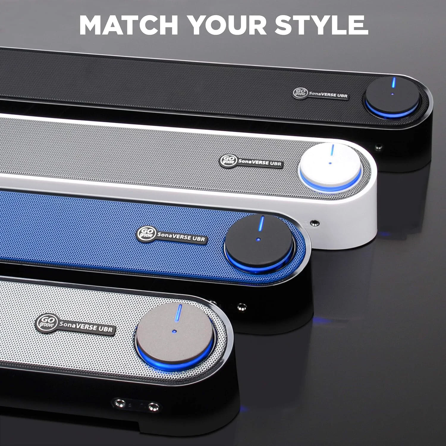 اسپیکر ساندبار کامپیوتر USB مدل GOgroove SonaVERSE UBR - مینی ساندبار رومیزی با طراحی صرفه جویی در فضا، USB برای تامین برق، جک هدفون AUX سیمی، پورت میکروفون و کنترل صدا LED (سفید) اسپیکر ساندبار کامپیوتر USB مدل GOgroove SonaVERSE UBR - مینی ساندبار رومیزی با طراحی صرفه جویی در فضا، USB برای تامین برق، جک هدفون AUX سیمی، پورت میکروفون و کنترل صدا LED (سفید)