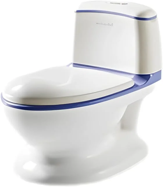 توالت آموزشی کودک Babycare - صندلی توالت فرنگی قابل حمل با درب، دسته، پشتی، کاسه جداشدنی و پایه ضد لغزش برای کودکان نوپا، رنگ های متنوع (آبی مونین) توالت آموزشی کودک Babycare - صندلی توالت فرنگی قابل حمل با درب، دسته، پشتی، کاسه جداشدنی و پایه ضد لغزش برای کودکان نوپا، رنگ های متنوع (آبی مونین)