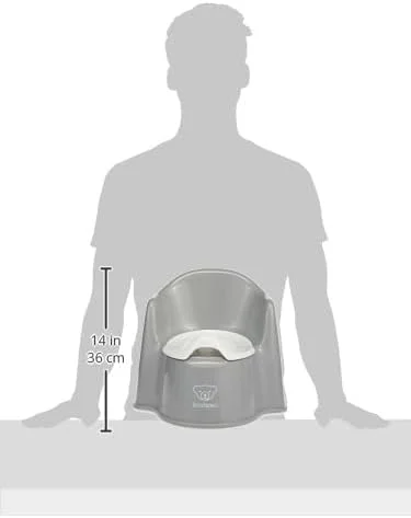 مجموعه آموزشی استفاده از توالت BabyBjorn، توالت آموزشی خاکستری/سفید، تمیز کردن آسان، لگن داخلی قابل جابجایی، ضد لغزش، شامل صندلی توالت، آموزش دهنده توالت، چهارپایه مجموعه آموزشی استفاده از توالت BabyBjorn، توالت آموزشی خاکستری/سفید، تمیز کردن آسان، لگن داخلی قابل جابجایی، ضد لغزش، شامل صندلی توالت، آموزش دهنده توالت، چهارپایه