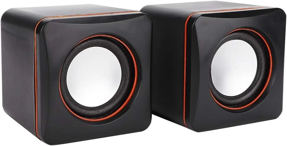 اسپیکر سیم دار کوچک هاپمن، جک 3.5 میلی متری، پورت USB، برای کامپیوتر، MP3، MP4، لپ تاپ (مشکی) اسپیکر سیم دار کوچک هاپمن، جک 3.5 میلی متری، پورت USB، برای کامپیوتر، MP3، MP4، لپ تاپ (مشکی)