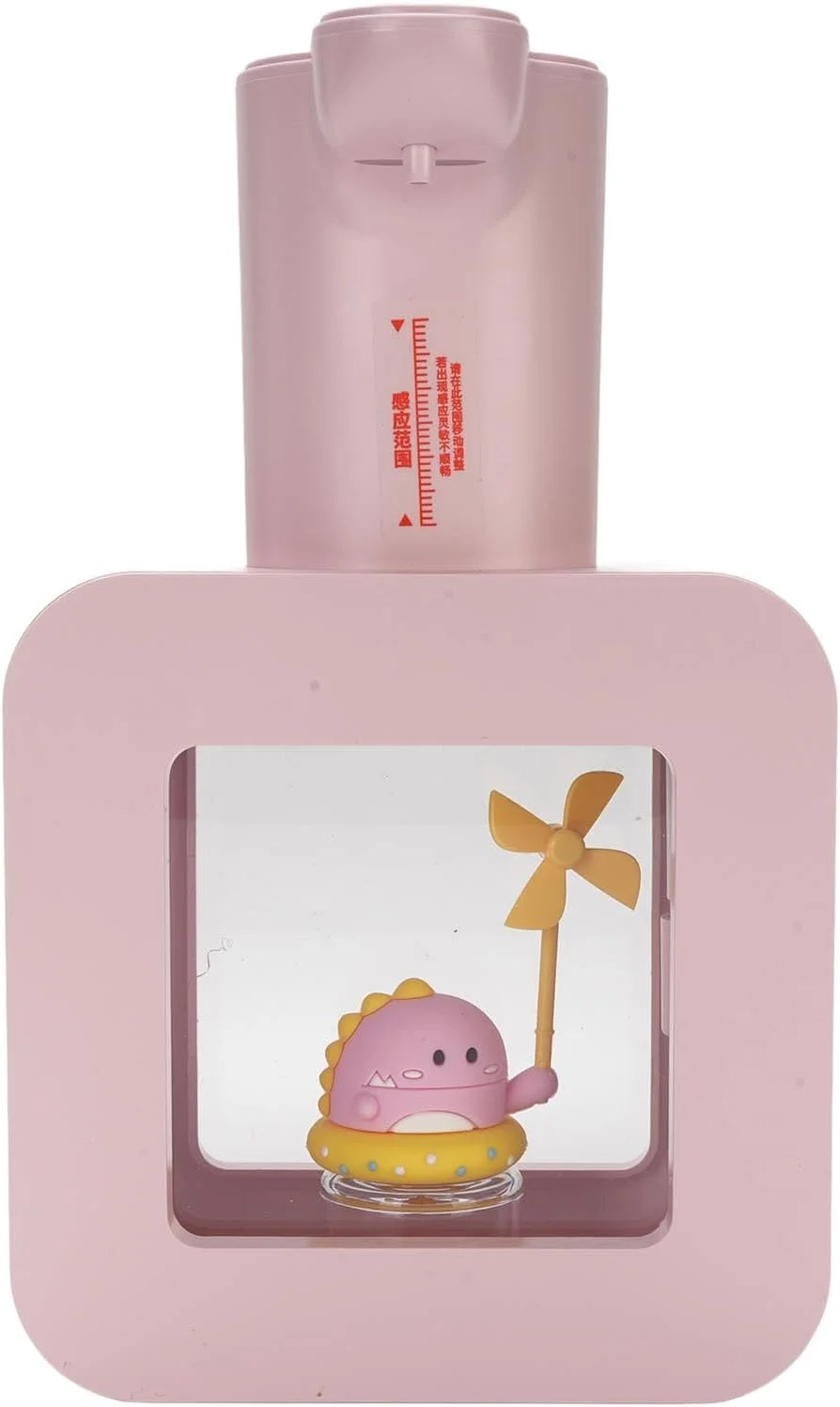 دستگاه صابون اتوماتیک Yechiry، دستگاه صابون کارتونی کودکانه 565 میلی لیتری، نصب دیواری بدون لمس کارتونی برای شستشوی دست کودکانه برای حمام قابل شارژ (A)