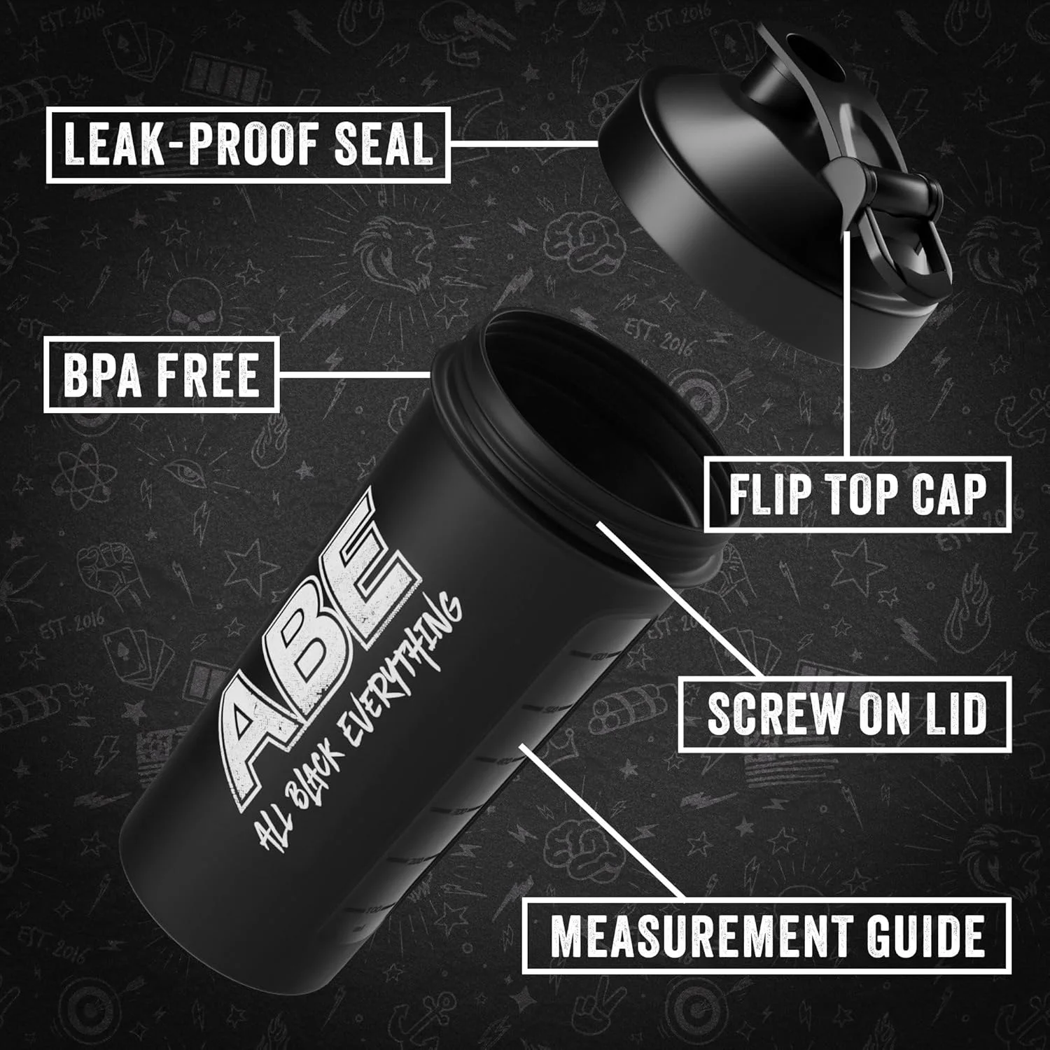 بسته تغذیه کاربردی ABE قبل از تمرین 375 گرم + شیکر مشکی ABE 700 میلی لیتر | پودر قبل از تمرین All Black Everything، نوشیدنی انرژی زا، عملکرد فیزیکی، کراتین، بتا آلانین، کافئین (یخی بلورزبری) بسته تغذیه کاربردی ABE قبل از تمرین 375 گرم + شیکر مشکی ABE 700 میلی لیتر | پودر قبل از تمرین All Black Everything، نوشیدنی انرژی زا، عملکرد فیزیکی، کراتین، بتا آلانین، کافئین (یخی بلورزبری)