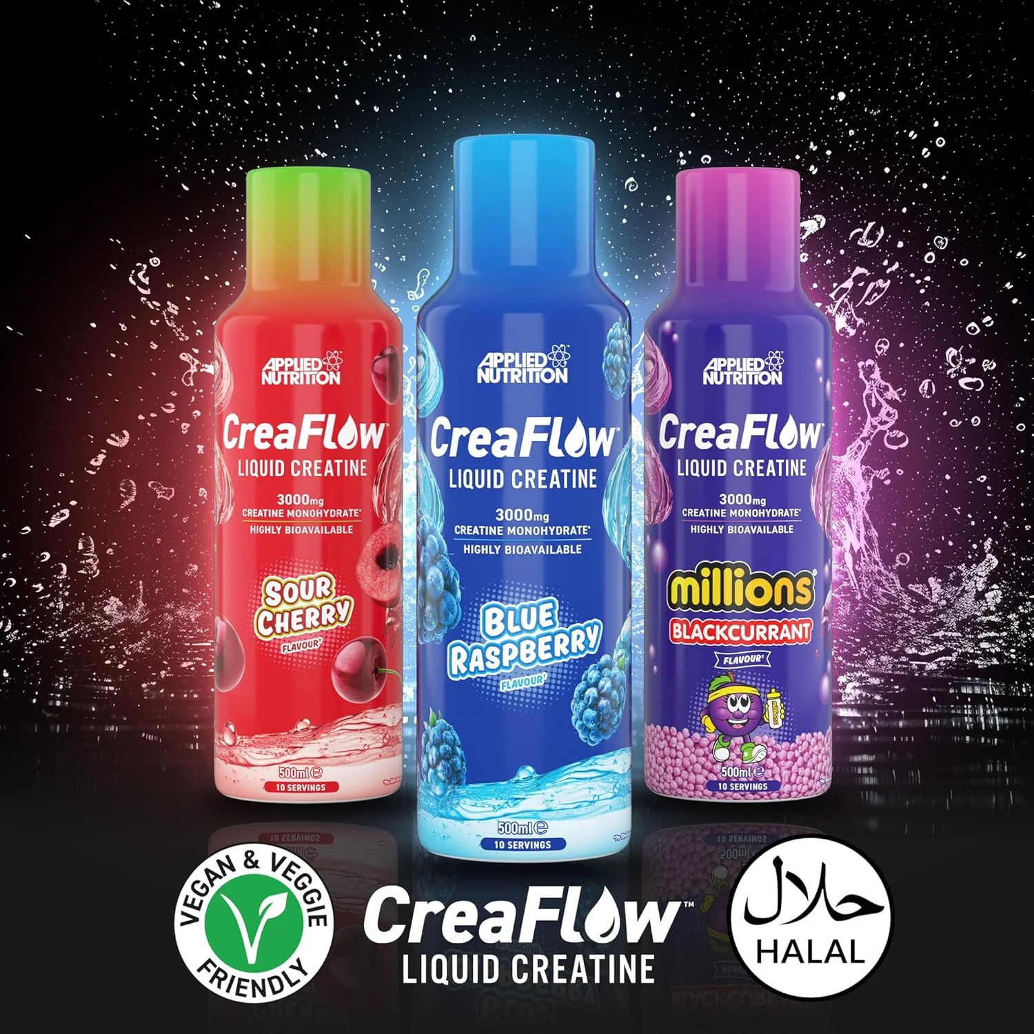 کراتین مایع اپلاید نوتریشن CreaFlow™، 3000 میلی گرم کراتین در هر وعده، از پیش مخلوط شده برای جذب و عملکرد بالا، کراتین مونوهیدرات، افزایش قدرت و رشد عضلات، 500 میلی لیتر (10 وعده) (آلبالو ترش) کراتین مایع اپلاید نوتریشن CreaFlow™، 3000 میلی گرم کراتین در هر وعده، از پیش مخلوط شده برای جذب و عملکرد بالا، کراتین مونوهیدرات، افزایش قدرت و رشد عضلات، 500 میلی لیتر (10 وعده) (آلبالو ترش)