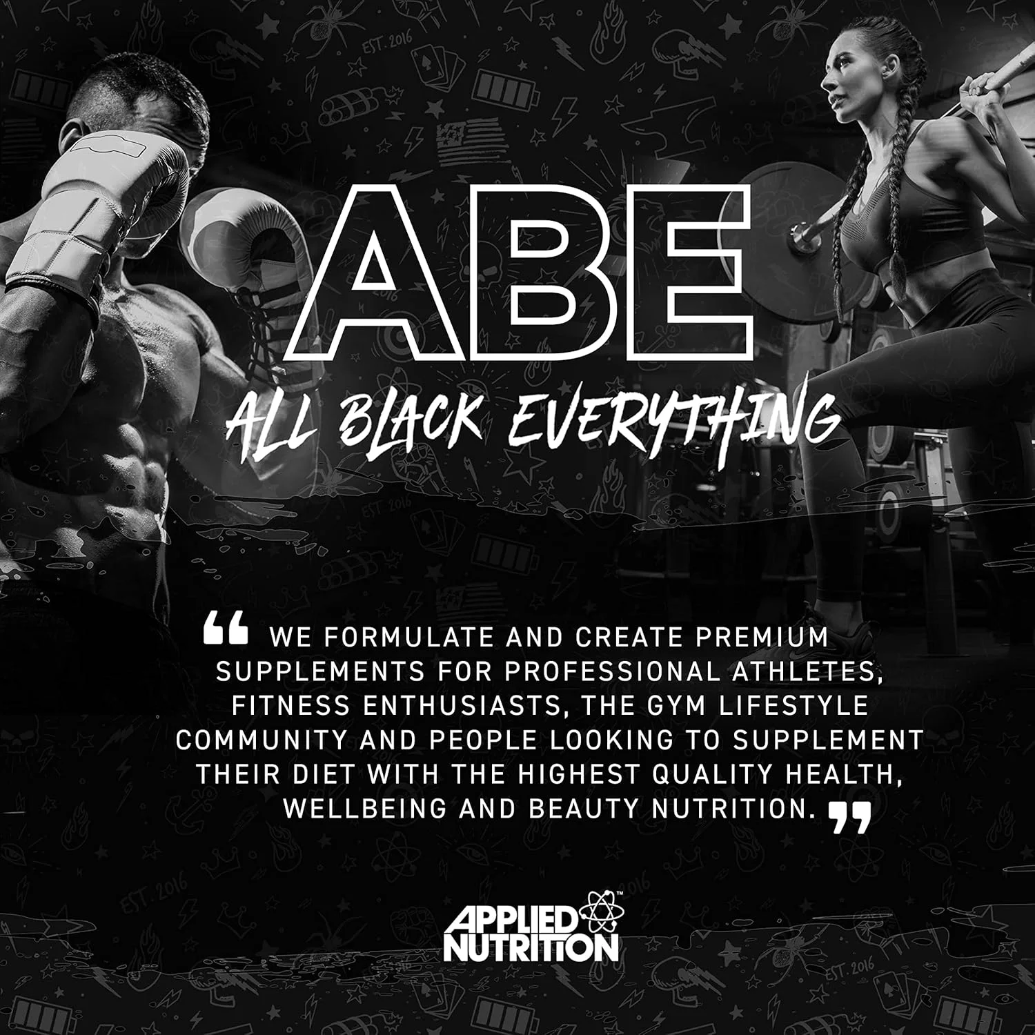 پودر مکمل قبل از تمرین Applied Nutrition ABE All Black Everything برای انرژی و عملکرد فیزیکی، حاوی سیترولین، کراتین، بتا آلانین، کافئین و کمپلکس ویتامین B (30 سروینگ، استوایی) پودر مکمل قبل از تمرین Applied Nutrition ABE All Black Everything برای انرژی و عملکرد فیزیکی، حاوی سیترولین، کراتین، بتا آلانین، کافئین و کمپلکس ویتامین B (30 سروینگ، استوایی)