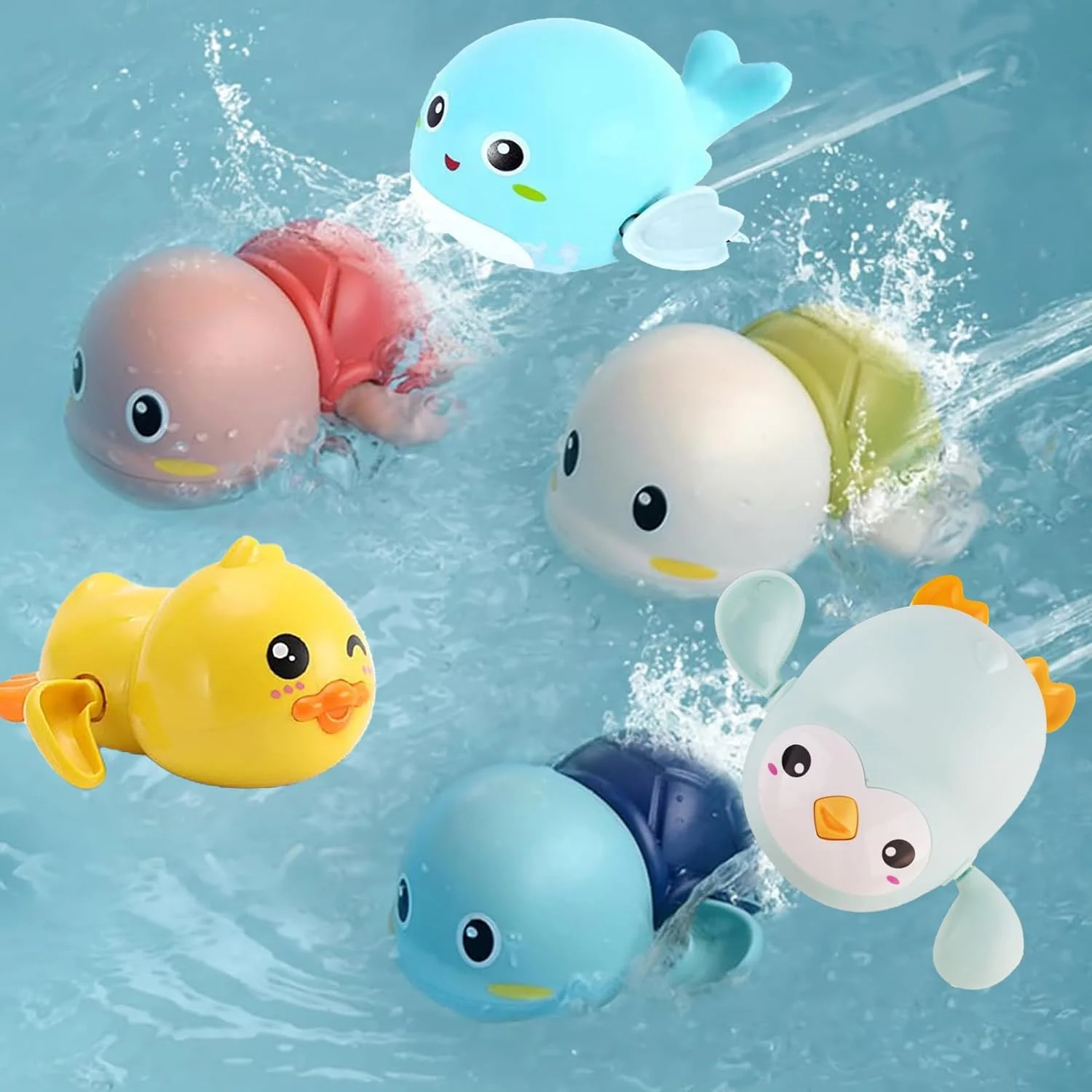 اسباب بازی های حمام ZFanyun، مجموعه اسباب بازی های شناور کوکی حیوانات زیبا، مناسب برای کودکان نوپا و کودکان 1-3 ساله، یک هدیه عالی برای تعطیلات یا تولد برای پسران و دختران. مجموعه 6 عددی. اسباب بازی های حمام ZFanyun، مجموعه اسباب بازی های شناور کوکی حیوانات زیبا، مناسب برای کودکان نوپا و کودکان 1-3 ساله، یک هدیه عالی برای تعطیلات یا تولد برای پسران و دختران. مجموعه 6 عددی.