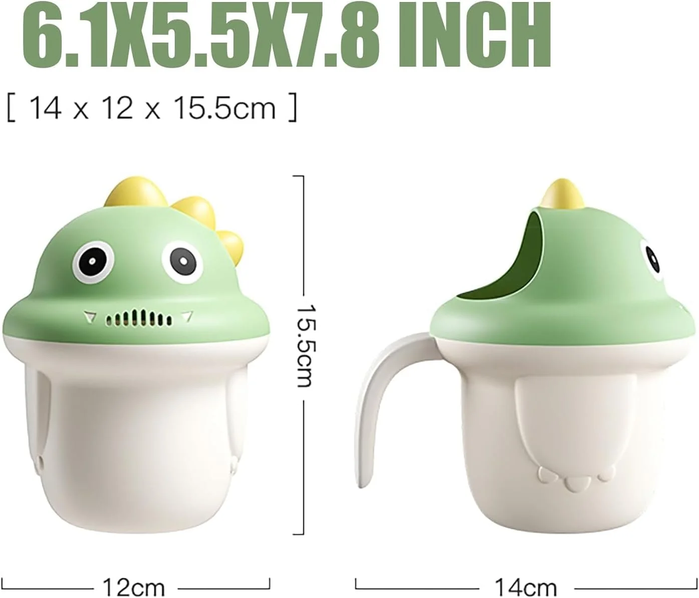 فنجان آبکشی حمام کودک برای شستشوی مو، آبریز شامپو نرم با دسته، فنجان آب دوش نوزاد برای نوزادان و کودکان نوپا، ابزار حمام محافظ چشم (سبز) فنجان آبکشی حمام کودک برای شستشوی مو، آبریز شامپو نرم با دسته، فنجان آب دوش نوزاد برای نوزادان و کودکان نوپا، ابزار حمام محافظ چشم (سبز)