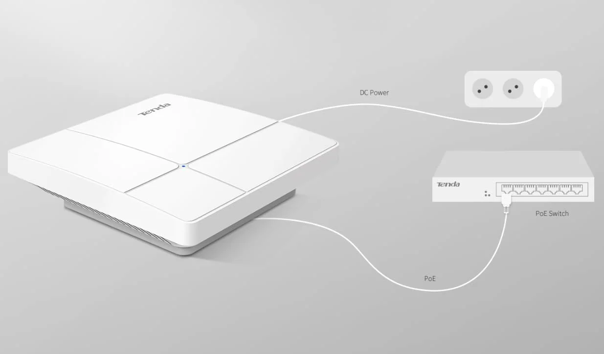 اکسس پوینت سقفی دو بانده Tenda i24 AC1200 Wave2