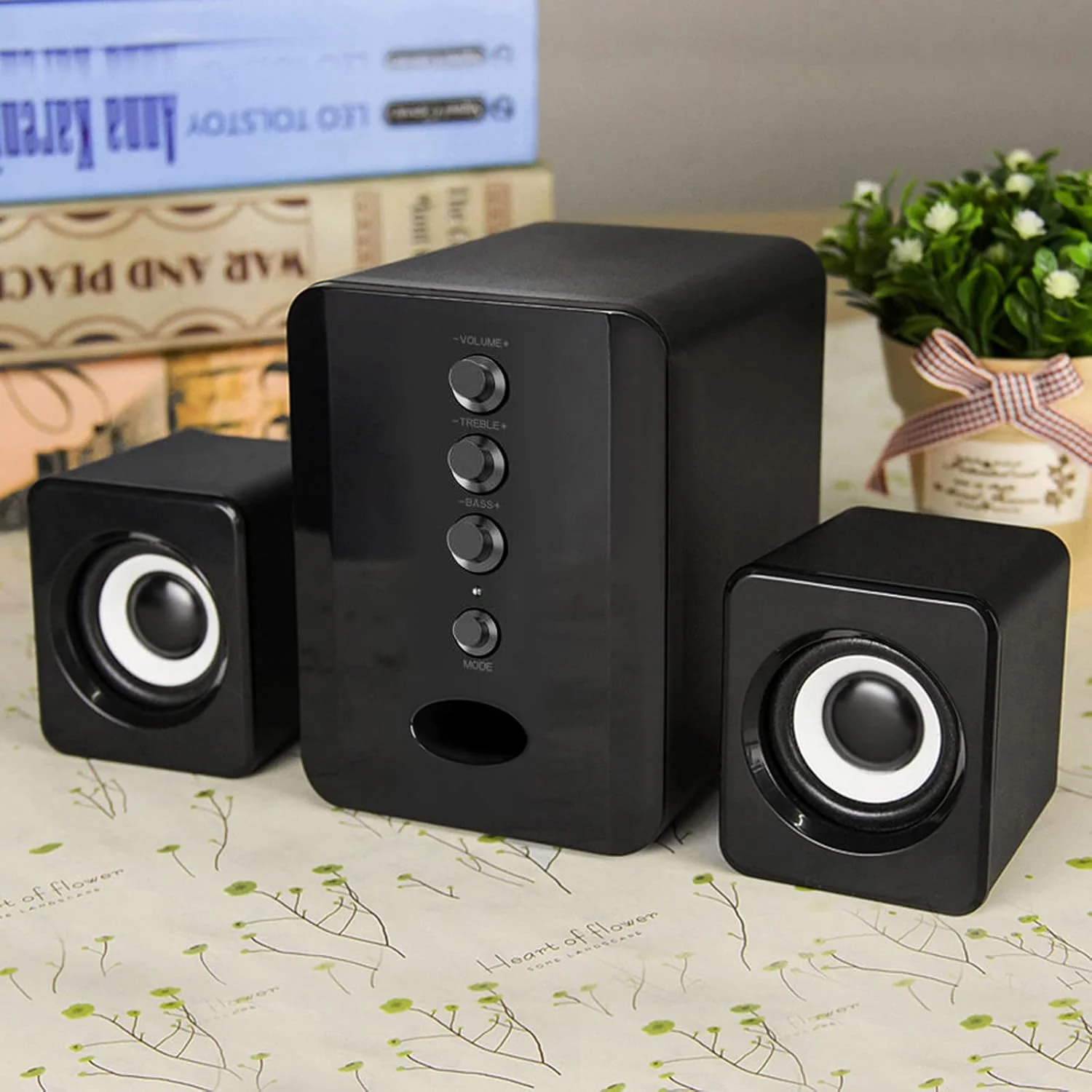 اسپیکرهای ترکیبی سیم دار USB مدل Fawoonu D-202، اسپیکرهای کامپیوتر، ساب ووفر پخش کننده موسیقی استریو باس برای کامپیوتر رومیزی، لپ تاپ، تبلت، تلفن هوشمند اسپیکرهای ترکیبی سیم دار USB مدل Fawoonu D-202، اسپیکرهای کامپیوتر، ساب ووفر پخش کننده موسیقی استریو باس برای کامپیوتر رومیزی، لپ تاپ، تبلت، تلفن هوشمند