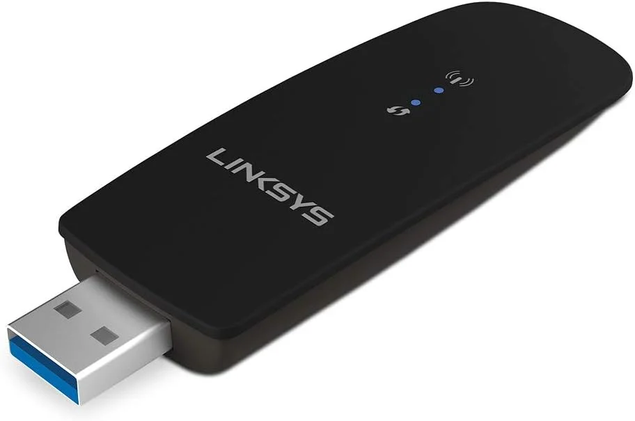 آداپتور USB 3.0 وایرلس دو بانده Linksys AC1200 مدل (WUSB6300M)