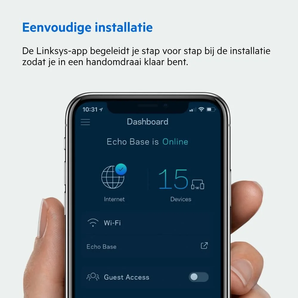 سازگار با LINKSYS Velop MX4200 AX4200 تک عددی