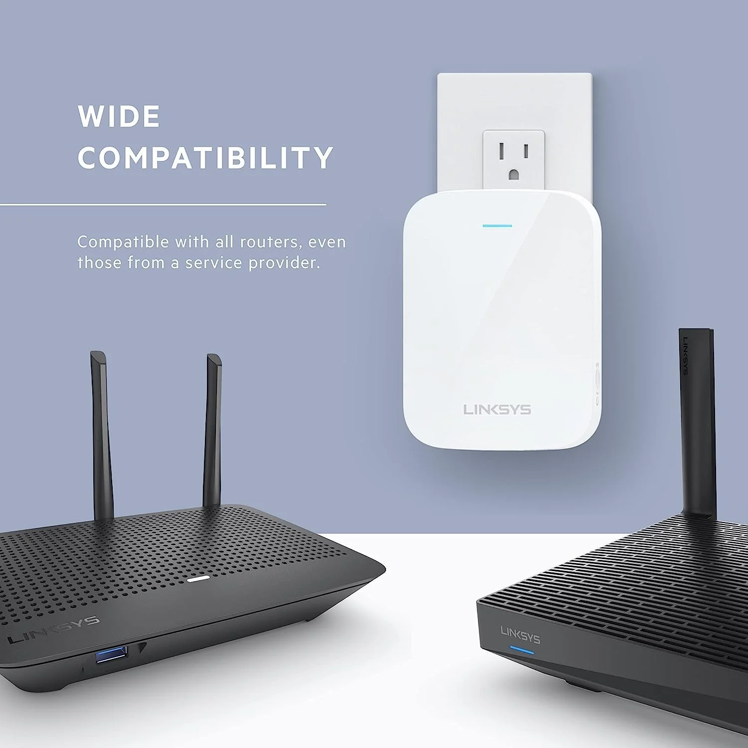 تقویت کننده بی سیم WiFi 6 لینکسیس | سرعت 1.8 گیگابیت بر ثانیه | پوشش 185 متر مربع | مدل RE7350-AMZ | نسخه 2024