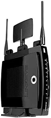 روتر گیگابیتی بی‌سیم N دو بانده Linksys Cisco- WRT600N Ultra RangePlus با قابلیت اتصال حافظه