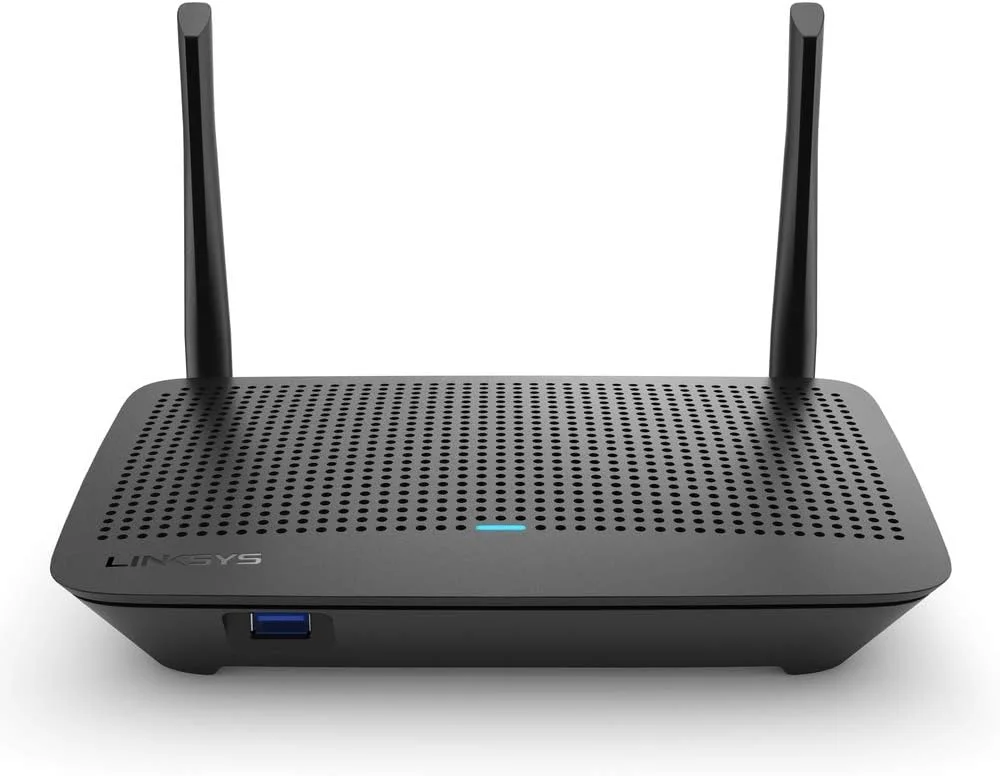 روتر وای فای مش هوشمند Linksys AC1200، روتر مش گیگابیتی بی سیم دو بانده، سرعت تا 1.3 گیگابیت بر ثانیه، پوشش تا 1200 فوت مربع، پشتیبانی از 12+ دستگاه، کنترل والدین، سازگار با الکسا