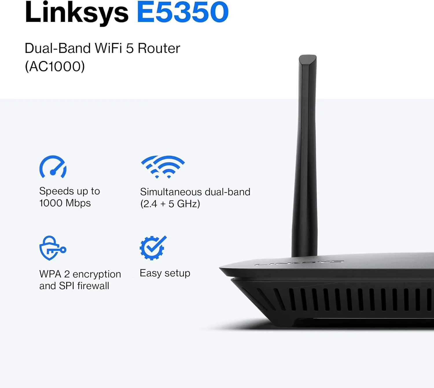 روتر وای فای دو بانده Linksys - AC1000