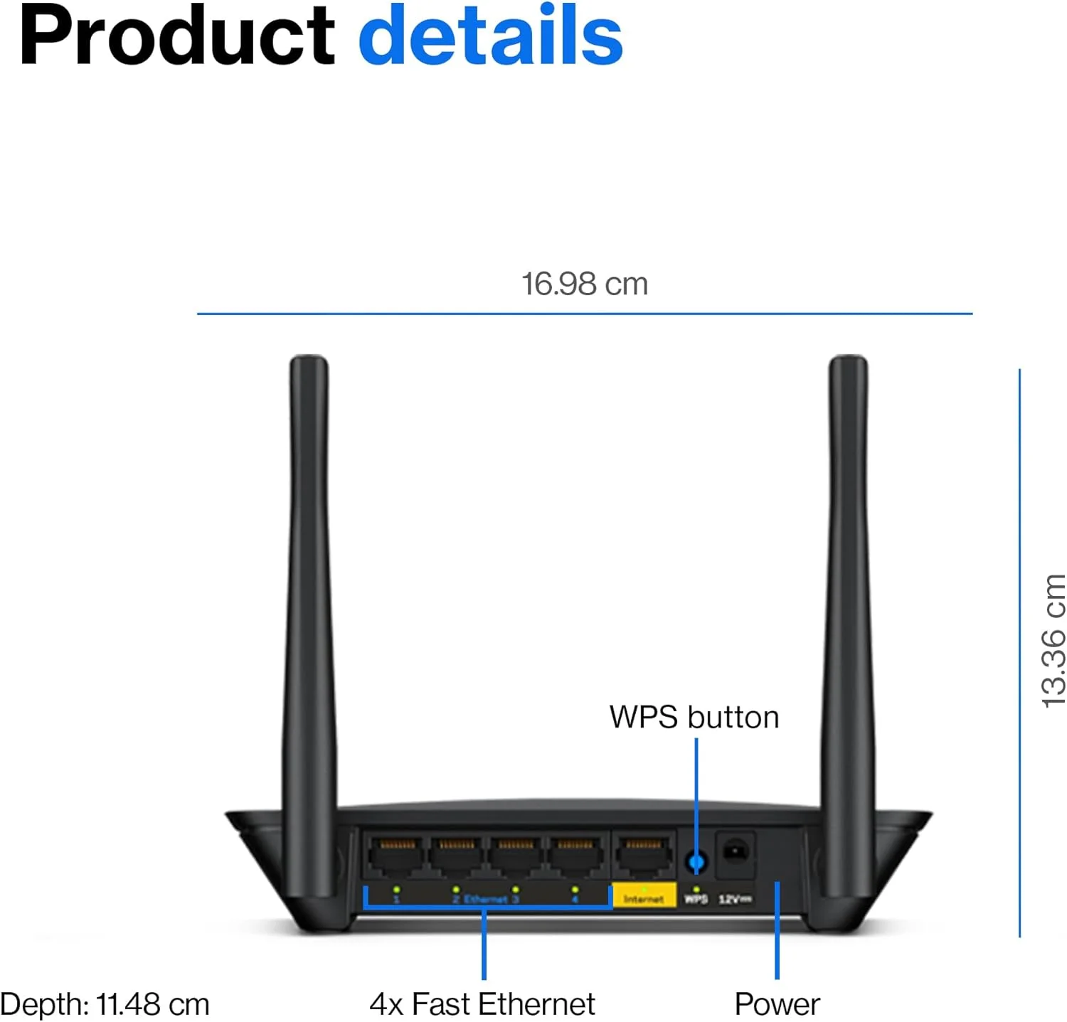 روتر وای فای دو بانده Linksys - AC1000