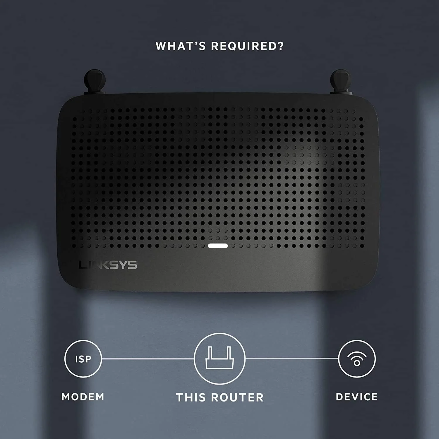 روتر وای فای مش هوشمند Linksys AC1200، روتر مش گیگابیتی بی سیم دو بانده، سرعت تا 1.3 گیگابیت بر ثانیه، پوشش تا 1200 فوت مربع، پشتیبانی از 12+ دستگاه، کنترل والدین، سازگار با الکسا