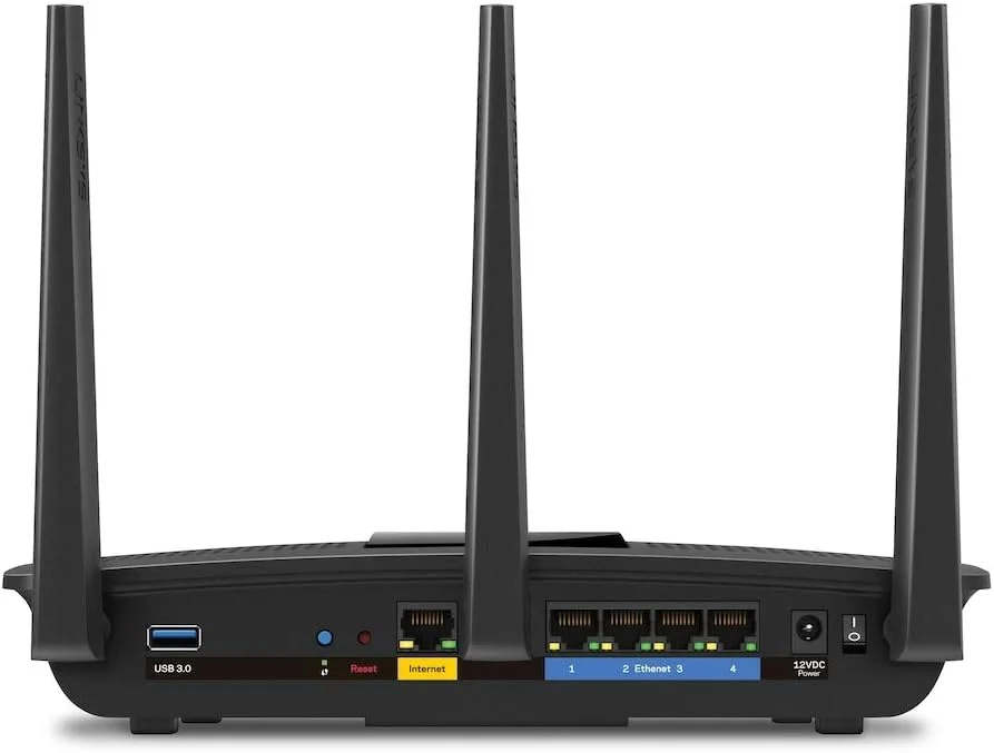 روتر وای فای دو بانده Linksys Ea7300 Max-Stream Ac1750 Mu-Mimo (4 پورت گیگابیتی اترنت، استریمینگ و گیمینگ 4K UHD)