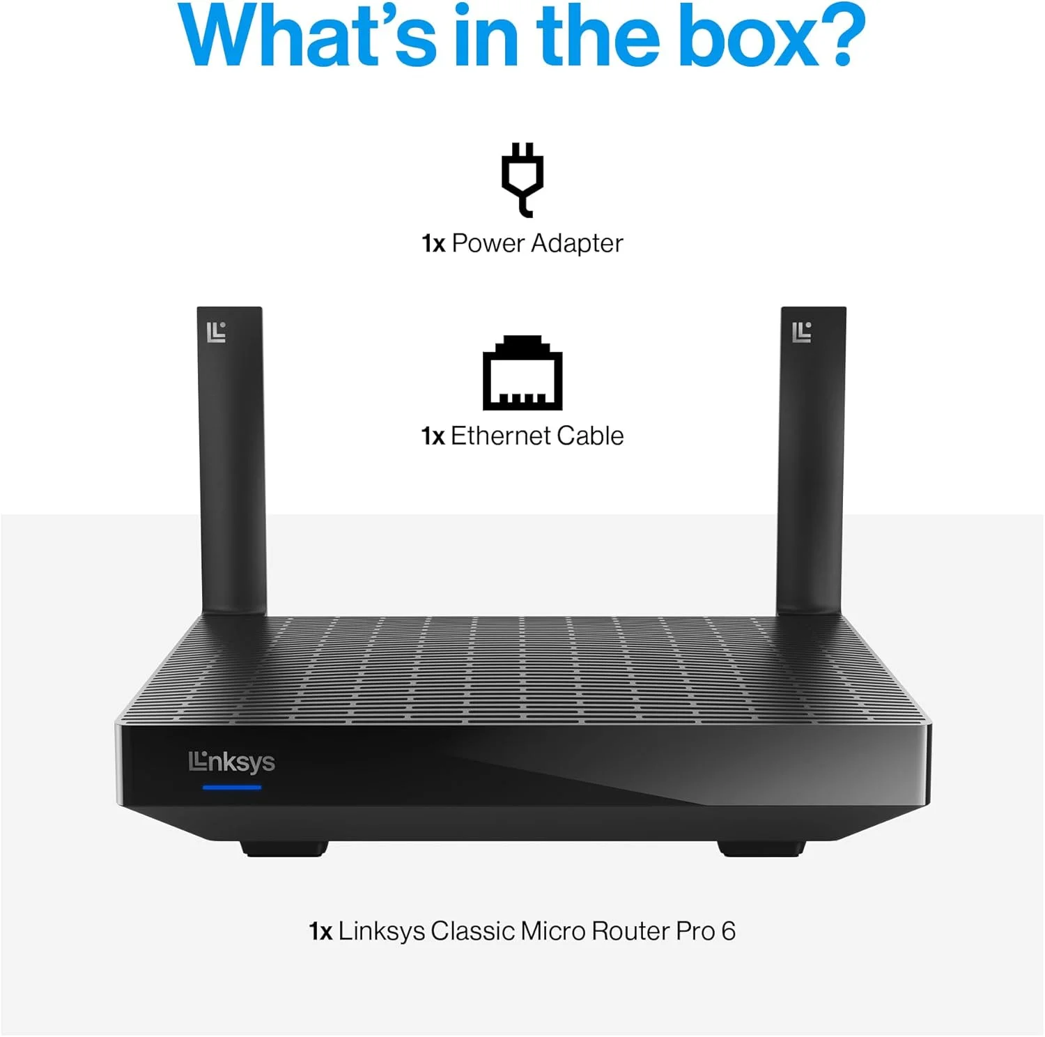 روتر Linksys Mesh WiFi 6 | اتصال به 35+ دستگاه | پوشش تا 250 متر مربع | سرعت تا 5.4 گیگابیت بر ثانیه | LN3121-AMZ | عرضه 2024