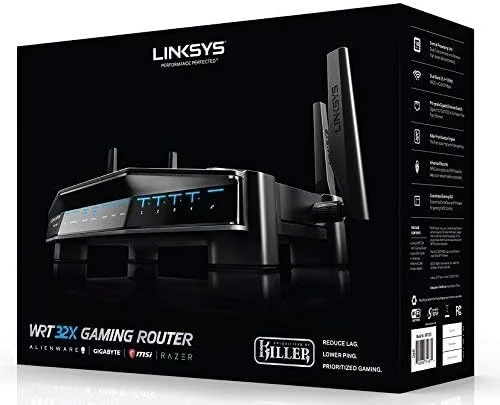 روتر گیمینگ باند پهن Linksys WRT32X AC3200 مدل WRT32X