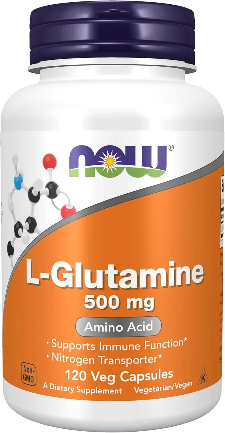 NOW Foods - ال-گلوتامین 500 میلی گرم، 120 کپسول