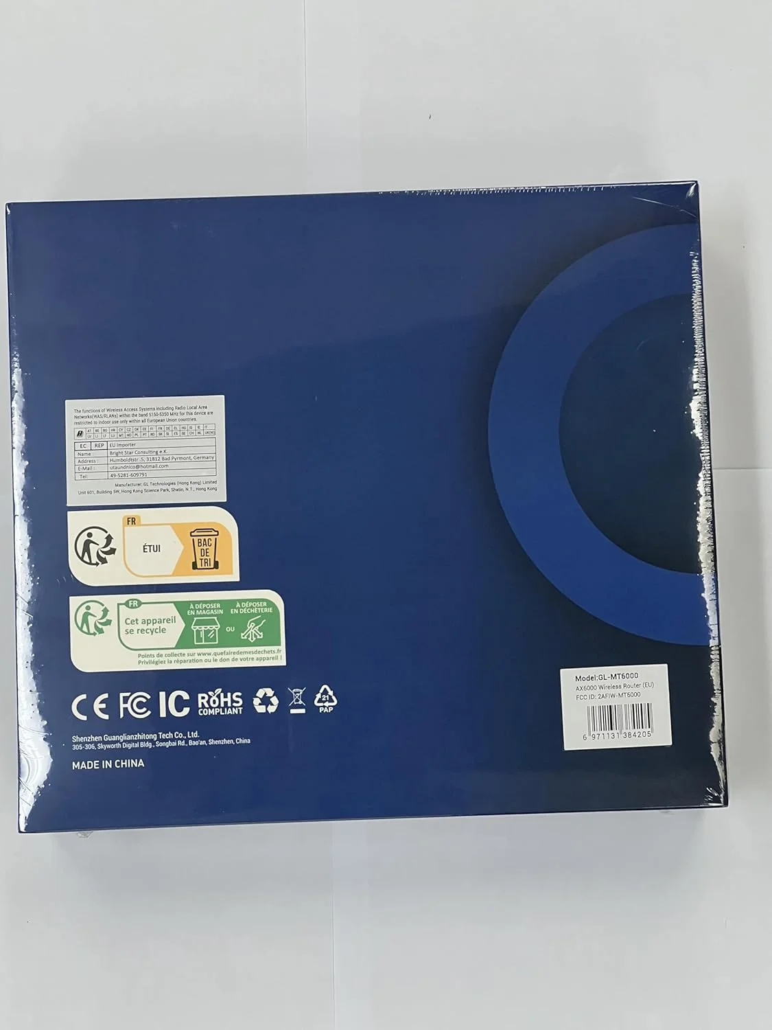 روتر وای فای 6 GL.iNet GL-MT6000 (Flint 2) | روتر وای فای گیمینگ | دارای 2 پورت 2.5G Multi-Gig + 4 پورت اترنت 1G | اتصال انبوه دستگاه | OpenVpn و WireGuard سریع | 802.11ax | پوشش دهی طولانی