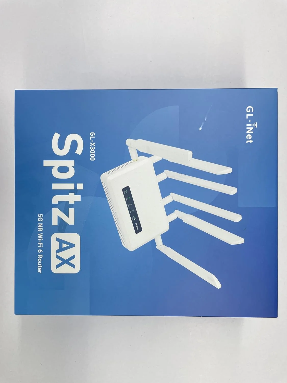 روتر دروازه سلولی GL.iNet GL-X3000 (Spitz AX) 5G NR AX3000، وای فای 6، آنتن های جداشدنی، دو سیم کارت، RV، دارای گواهینامه دستگاه اینترنت اشیا T-Mobile و AT&T روتر دروازه سلولی GL.iNet GL-X3000 (Spitz AX) 5G NR AX3000، وای فای 6، آنتن های جداشدنی، دو سیم کارت، RV، دارای گواهینامه دستگاه اینترنت اشیا T-Mobile و AT&T