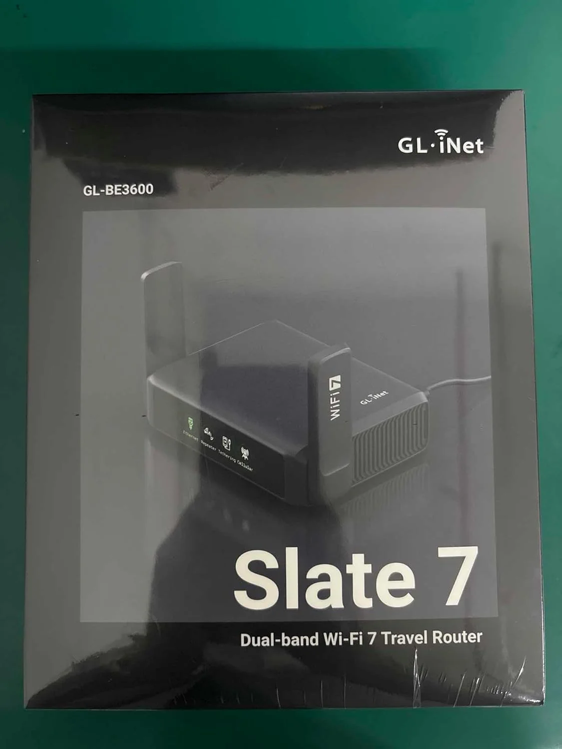 روترهای مسافرتی قابل حمل GL.iNet GL-BE3600 (Slate 7)، وای فای 7 گیگابیتی دو بانده جیبی، سازگار با OpenVPN و Wireguard برای شبکه های عمومی و هتل ها، مناسب برای سفر