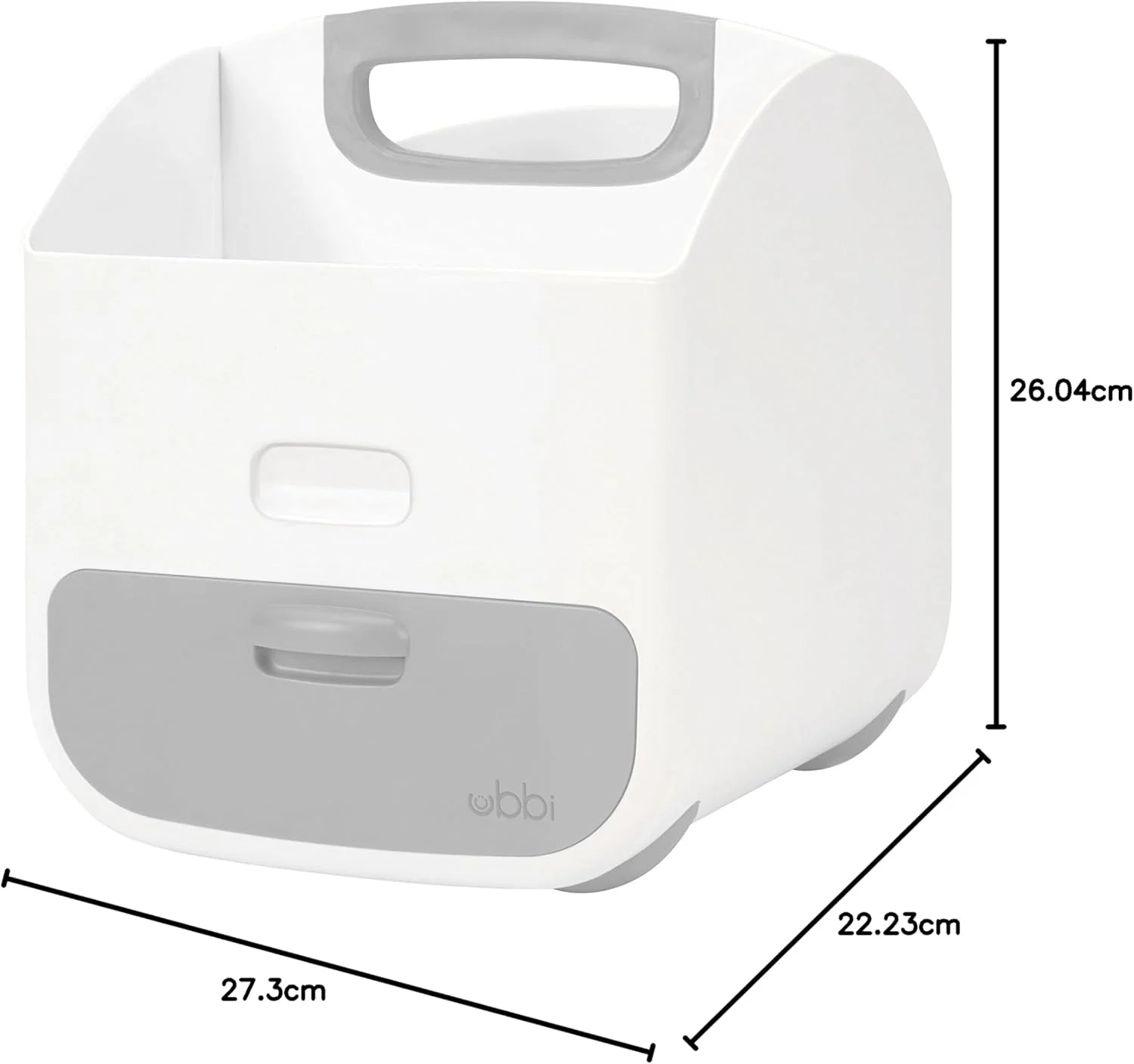 کیف لوازم تعویض پوشک قابل حمل Ubbi به همراه زیرانداز تعویض، مناسب برای نگهداری پوشک، دستمال مرطوب و لوازم جانبی کودک، خاکستری کیف لوازم تعویض پوشک قابل حمل Ubbi به همراه زیرانداز تعویض، مناسب برای نگهداری پوشک، دستمال مرطوب و لوازم جانبی کودک، خاکستری