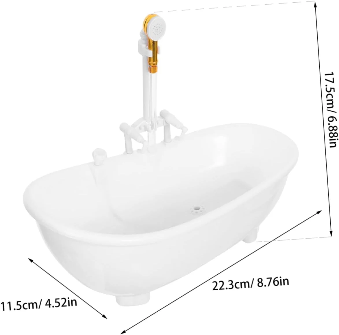اسباب بازی Toyvian، وان حمام برقی عروسک، استخر شنا با اسپری، عملکرد واقعی برای لوازم جانبی عروسک اسباب بازی Toyvian، وان حمام برقی عروسک، استخر شنا با اسپری، عملکرد واقعی برای لوازم جانبی عروسک