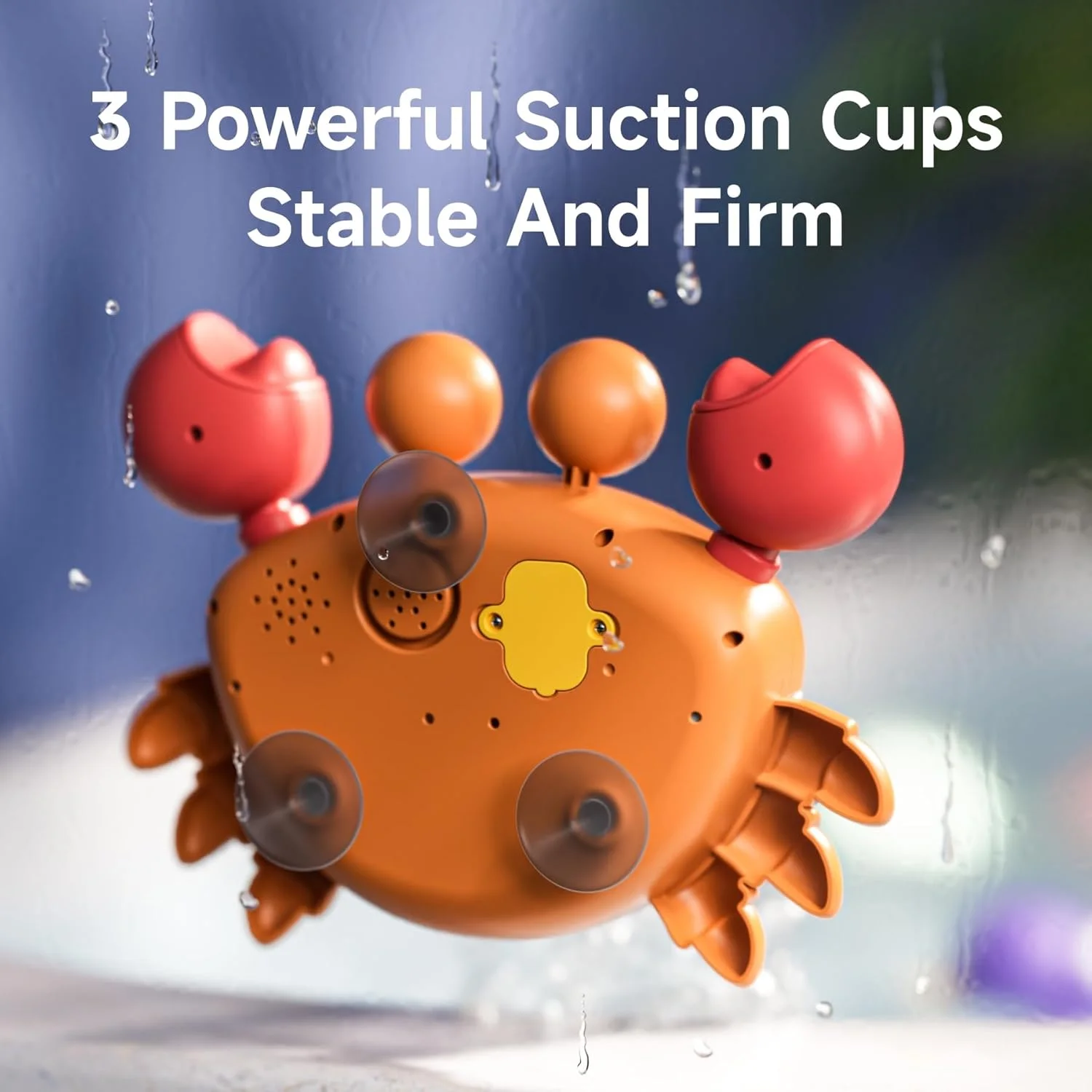 اسباب بازی حمام کودک توماما، دستگاه حباب ساز موزیکال حمام، 3 اسباب بازی کوکی حمام، اسباب بازی آب پاش خرچنگ برای کودکان نوپا، 4 تکه