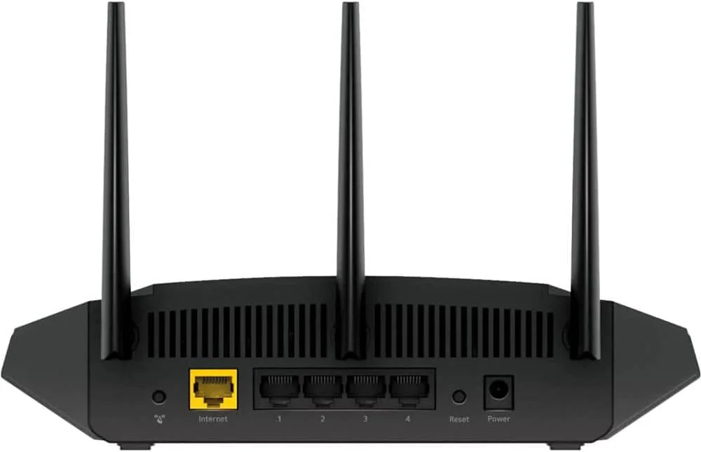روتر وای فای 6 دو بانده NETGEAR RAX10-100NAR 4-Stream AX1800 - بازسازی شده تایید شده