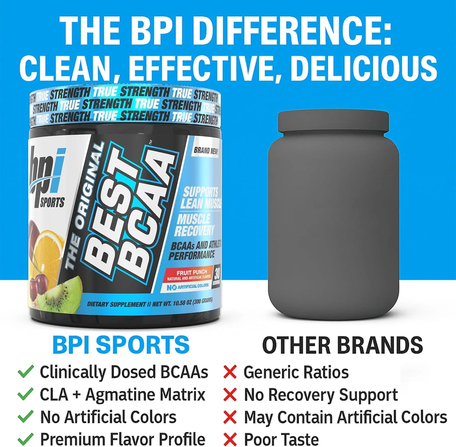 پودر بی سی ای ای پپتیدی پیوندی BPI Sports Best با طعم پانچ میوه، 300 گرم پودر بی سی ای ای پپتیدی پیوندی BPI Sports Best با طعم پانچ میوه، 300 گرم