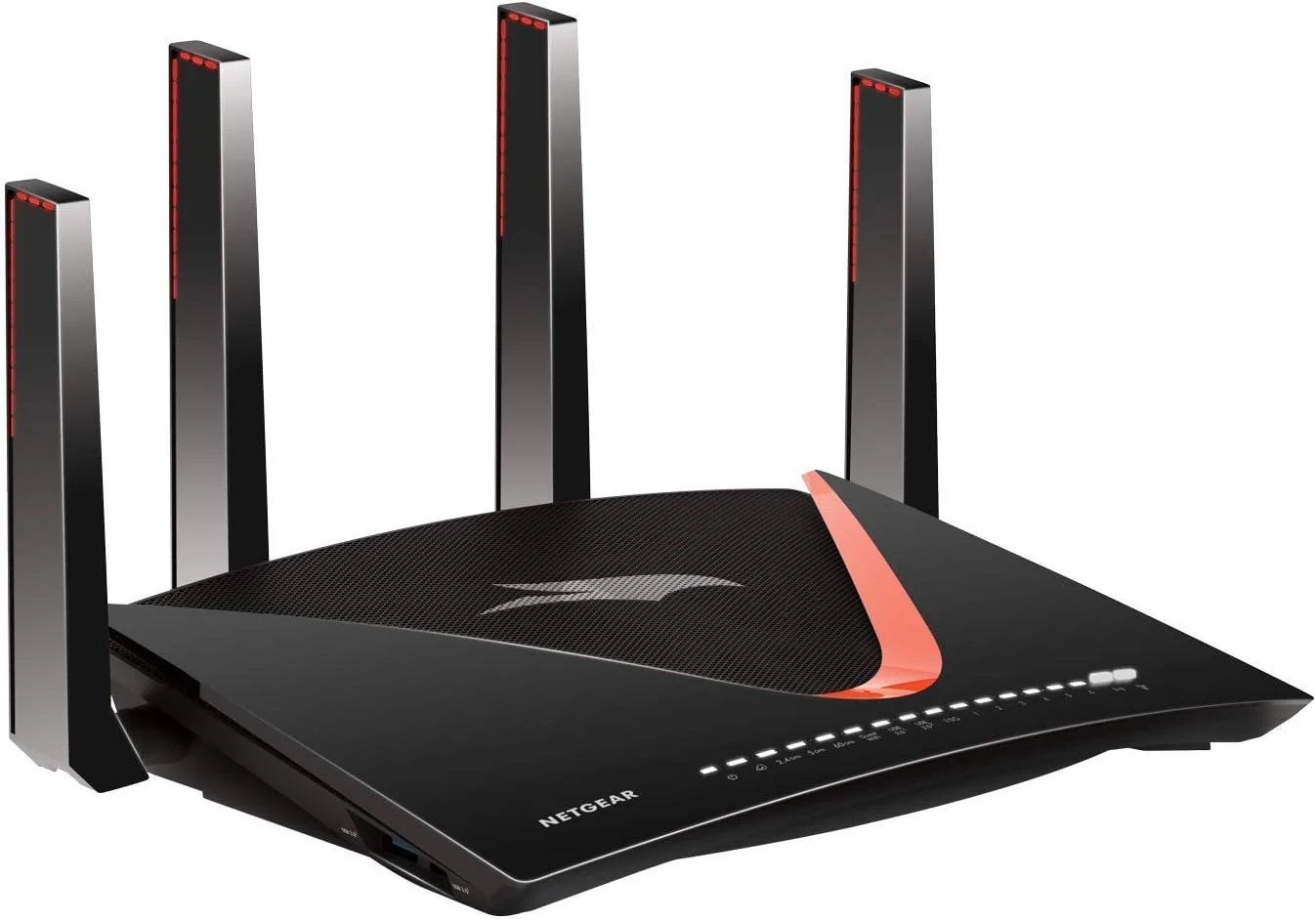 روتر گیمینگ حرفه ای NETGEAR Nighthawk 10G Pro | قابلیت LAN 10 گیگابیتی | وای فای 60 گیگاهرتز | آنتن های فعال با کارایی بالا | پردازنده قدرتمند 1.7 گیگاهرتزی چهار هسته ای | دو پورت USB 3.0 | XR700