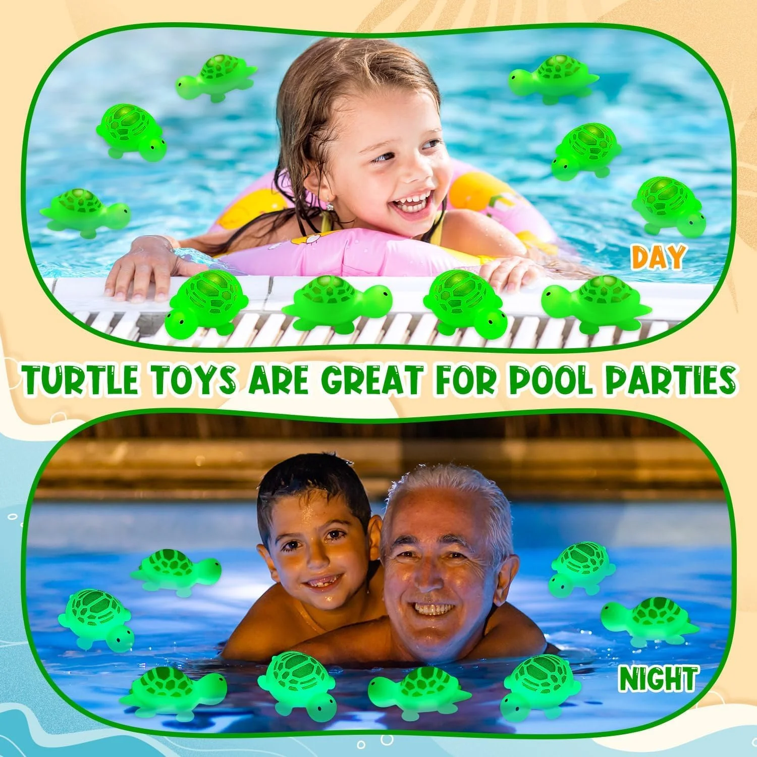 30 عدد اسباب بازی حمام لاک پشتی لاستیکی، درخشان در تاریکی برای بازی در ساحل، استخر، دوش، اسباب بازی های وان حمام نوزاد، اسباب بازی های فشاری و صدادار برای تزئین، لاک پشت سبز 30 عدد اسباب بازی حمام لاک پشتی لاستیکی، درخشان در تاریکی برای بازی در ساحل، استخر، دوش، اسباب بازی های وان حمام نوزاد، اسباب بازی های فشاری و صدادار برای تزئین، لاک پشت سبز