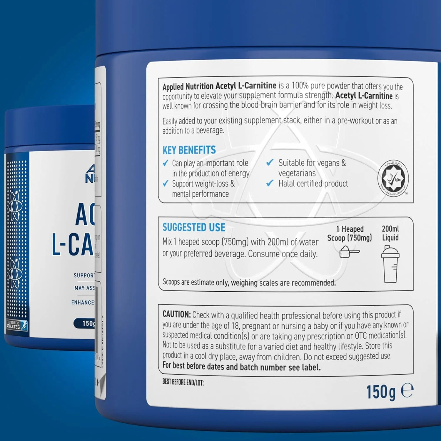 پودر ال-کارنیتین Applied Nutrition - مکمل کارنیتین، پشتیبانی از متابولیسم، قدرت بالا، افزایش انرژی و مدیریت وزن (150 گرم - 200 سروینگ) پودر ال-کارنیتین Applied Nutrition - مکمل کارنیتین، پشتیبانی از متابولیسم، قدرت بالا، افزایش انرژی و مدیریت وزن (150 گرم - 200 سروینگ)