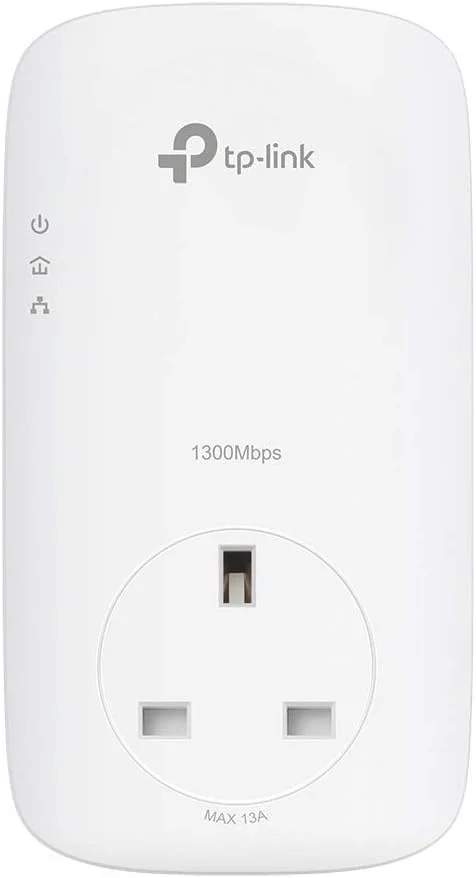 کیت استارتر آداپتور پاورلاین گیگابیتی عبوری TP-Link TL-PA8033PKIT AV1300 2x2 MIMO، آداپتورهای شبکه پاورلاین با 3 پورت گیگابیتی برای تلویزیون های هوشمند یا کنسول های بازی، بدون نیاز به پیکربندی کیت استارتر آداپتور پاورلاین گیگابیتی عبوری TP-Link TL-PA8033PKIT AV1300 2x2 MIMO، آداپتورهای شبکه پاورلاین با 3 پورت گیگابیتی برای تلویزیون های هوشمند یا کنسول های بازی، بدون نیاز به پیکربندی