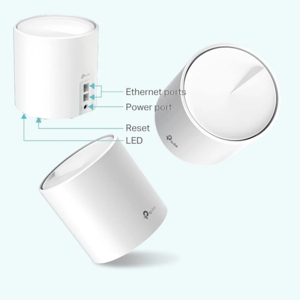 تی پی-لینک Deco X20 AX1800 وای فای 6 کل خانه، واحد تکی اضافی برای تمام بسته های مش Deco وای فای 7/6/5 برای نیاز به پوشش گسترده، مجهز به هوش مصنوعی، سازگار با آمازون الکسا، کیت TP-Link HomeShield تی پی-لینک Deco X20 AX1800 وای فای 6 کل خانه، واحد تکی اضافی برای تمام بسته های مش Deco وای فای 7/6/5 برای نیاز به پوشش گسترده، مجهز به هوش مصنوعی، سازگار با آمازون الکسا، کیت TP-Link HomeShield