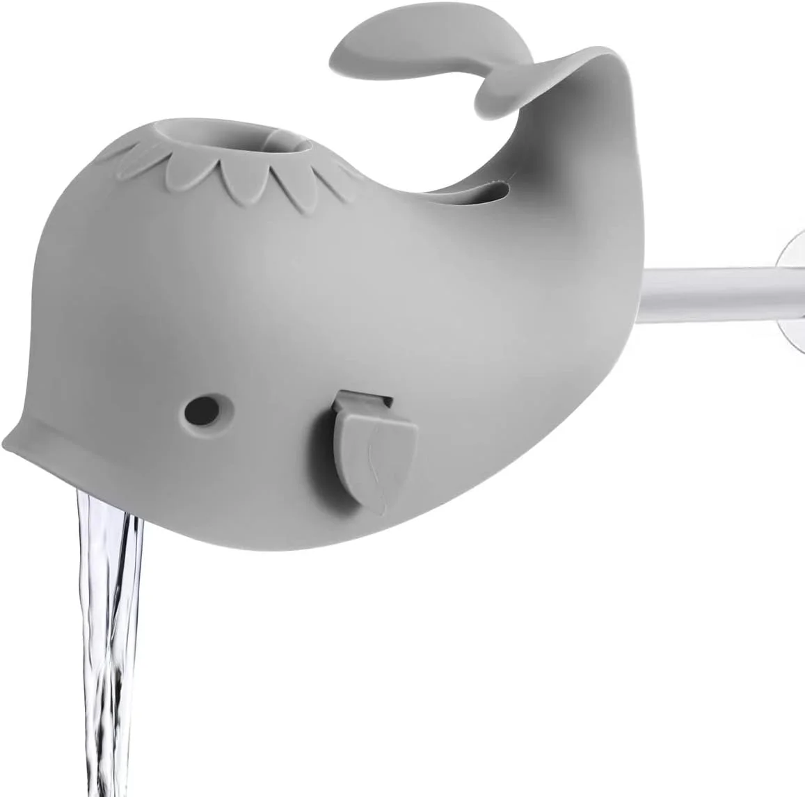 محافظ شیر آب وان حمام کودک، محافظ نرم سیلیکونی شیر آب وان برای کودکان، محافظ شیر آب ایمنی کودک نوپا، مناسب برای انواع شیرآلات، محافظ سر دوش ضد کودک، طرح نهنگ (خاکستری) محافظ شیر آب وان حمام کودک، محافظ نرم سیلیکونی شیر آب وان برای کودکان، محافظ شیر آب ایمنی کودک نوپا، مناسب برای انواع شیرآلات، محافظ سر دوش ضد کودک، طرح نهنگ (خاکستری)