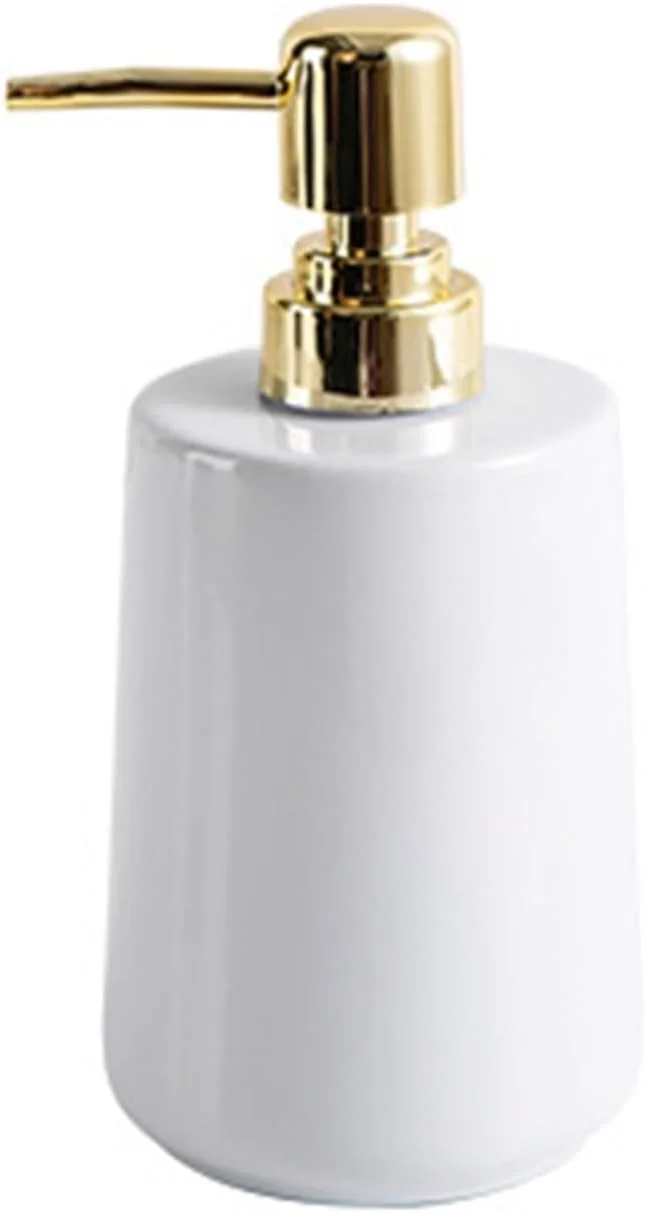 جامایع ظرفشویی سرامیکی مناسب سینک آشپزخانه و حمام با پمپ طلایی