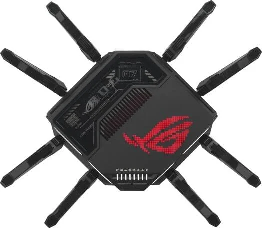 روتر دو بانده ASUS GT-BE98 WiFi 7 - سرعت بالا 9800 مگابیت در ثانیه، OFDMA و MU-MIMO، سازگار با AiMesh روتر دو بانده ASUS GT-BE98 WiFi 7 - سرعت بالا 9800 مگابیت در ثانیه، OFDMA و MU-MIMO، سازگار با AiMesh