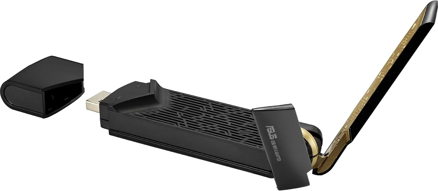 آداپتور وای فای USB ایسوس AX1800 با استاندارد WiFi 6 مدل USB AX56، دو بانده، پشتیبانی از 2x2، مناسب بازی و استریم، نصب آسان، امنیت شبکه WPA3، MU MIMO، Beamforming، مشکی، 11.4x3x1.8 سانتی متر آداپتور وای فای USB ایسوس AX1800 با استاندارد WiFi 6 مدل USB AX56، دو بانده، پشتیبانی از 2x2، مناسب بازی و استریم، نصب آسان، امنیت شبکه WPA3، MU MIMO، Beamforming، مشکی، 11.4x3x1.8 سانتی متر