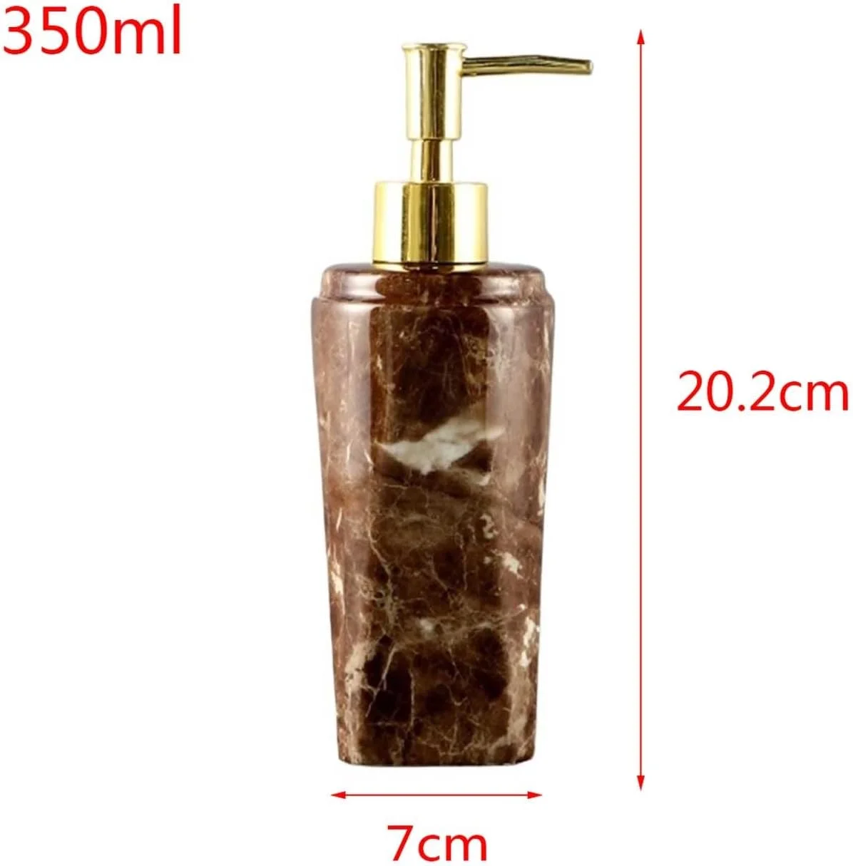جا مایع ظرفشویی سرامیکی طرح سنگ با پمپ نقره ای 350 میلی لیتر مناسب آشپزخانه و سرویس بهداشتی جا مایع ظرفشویی سرامیکی طرح سنگ با پمپ نقره ای 350 میلی لیتر مناسب آشپزخانه و سرویس بهداشتی