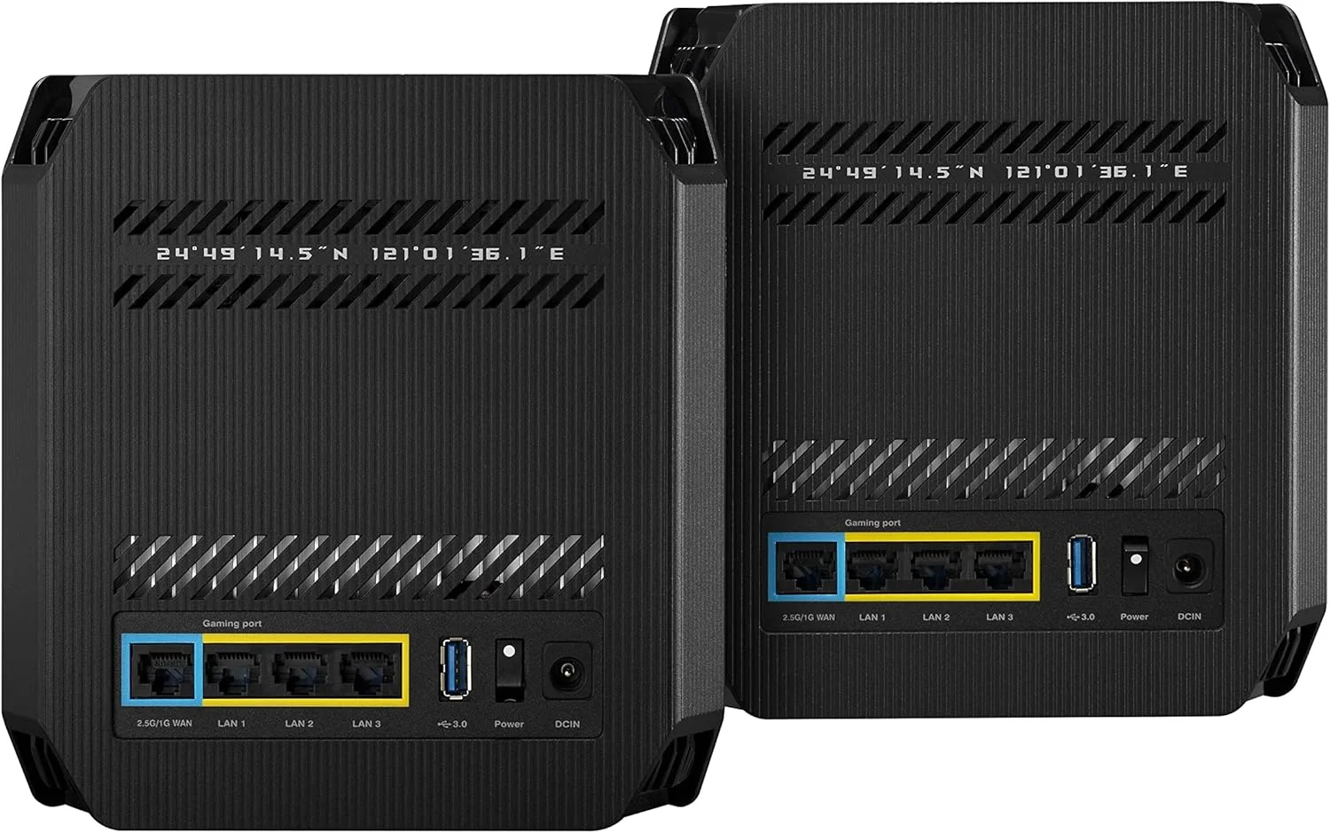 سیستم مش گیمینگ وای فای 6 سه بانده ایسوس ROG Rapture GT6 (2PK) AX10000، پوشش تا 540 متر مربع، پورت 2.5 گیگابیت بر ثانیه، شتاب دهنده سه سطحی بازی، UNII 4، امنیت اینترنت مادام العمر رایگان، مشکی