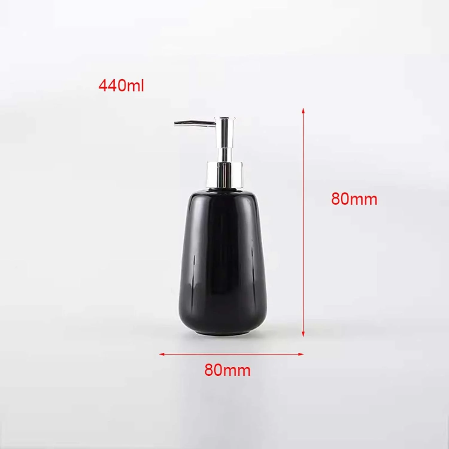 جا مایع ظرفشویی برای سینک آشپزخانه و حمام 440 میلی لیتری سرامیکی با پمپ، مناسب مایع دستشویی برای آشپزخانه و حمام جا مایع ظرفشویی برای سینک آشپزخانه و حمام 440 میلی لیتری سرامیکی با پمپ، مناسب مایع دستشویی برای آشپزخانه و حمام