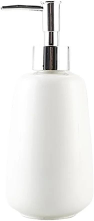 جا مایع ظرفشویی و دستشویی، جا مایع سرامیکی 440 میلی لیتری با پمپ