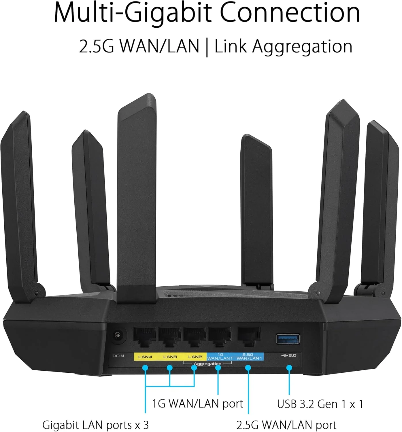 روتر توسعهپذیر سه بانده ASUS RT-AXE7800 WiFi 6E، باند 6 گیگاهرتز، پورت 2.5G، امنیت شبکه، Instant Guard، کنترل والدین پیشرفته، VPN داخلی، سازگار با AiMesh، خانه هوشمند، SMB روتر توسعهپذیر سه بانده ASUS RT-AXE7800 WiFi 6E، باند 6 گیگاهرتز، پورت 2.5G، امنیت شبکه، Instant Guard، کنترل والدین پیشرفته، VPN داخلی، سازگار با AiMesh، خانه هوشمند، SMB